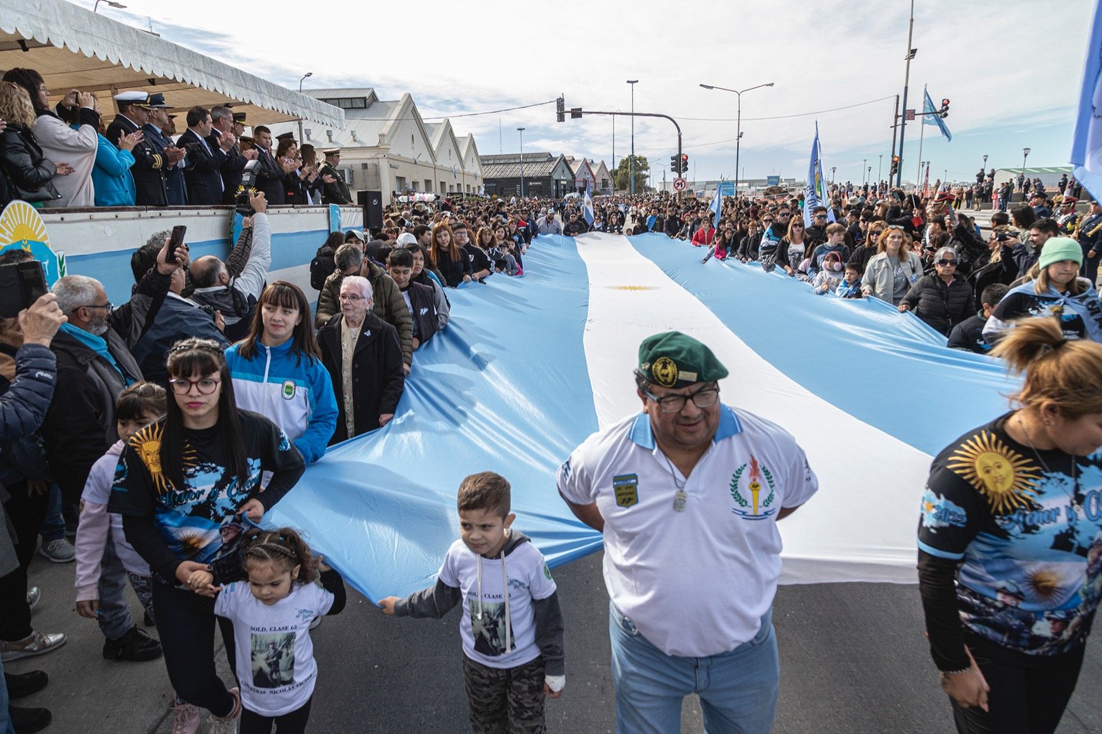 Desfile bandera